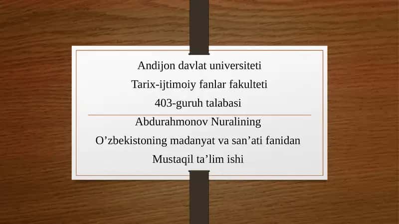 IX-X Asrlar Movorounnahr San'ati Tarixi 1