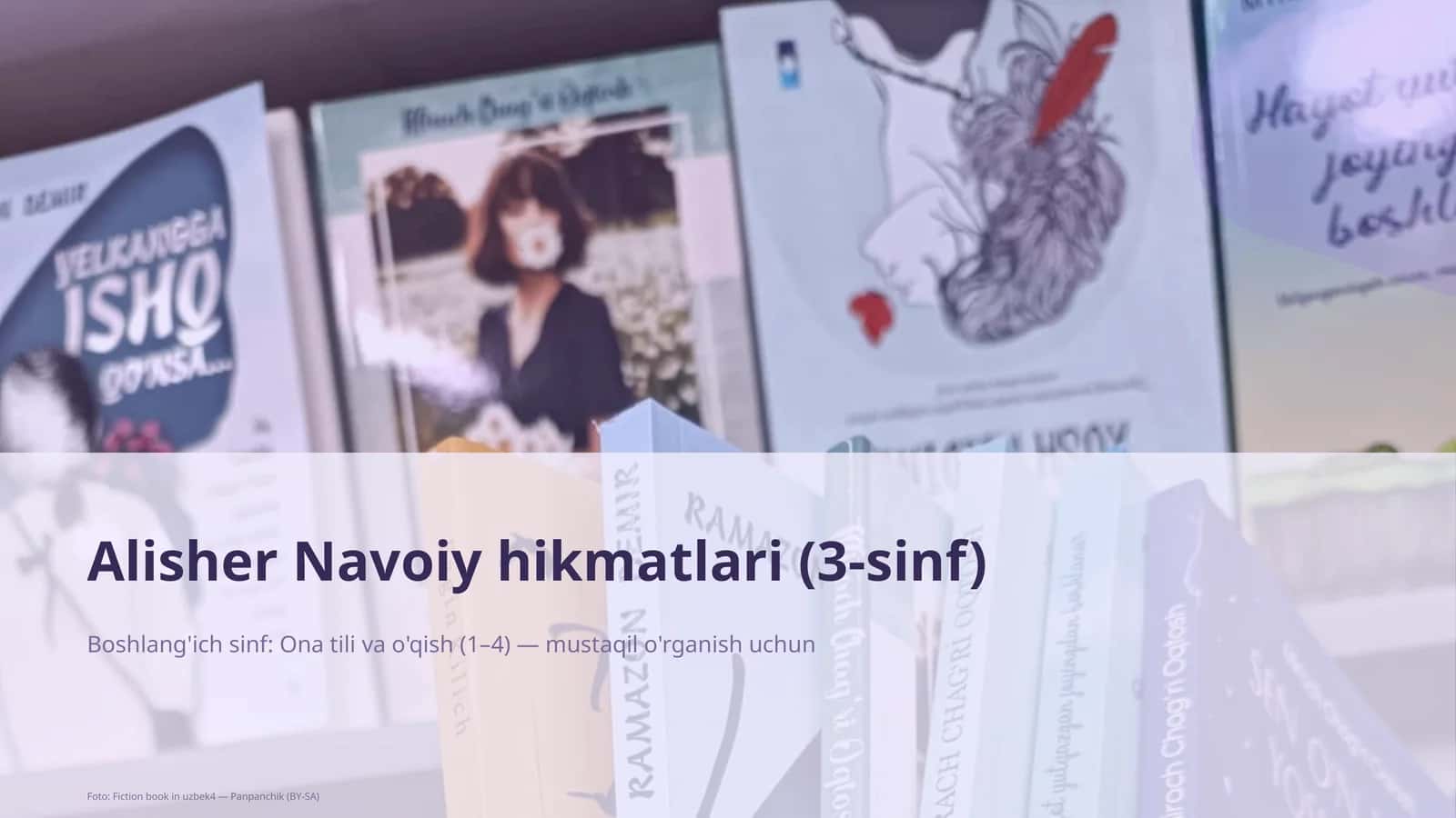 Alisher Navoiy hikmatlari (3-sinf) 1