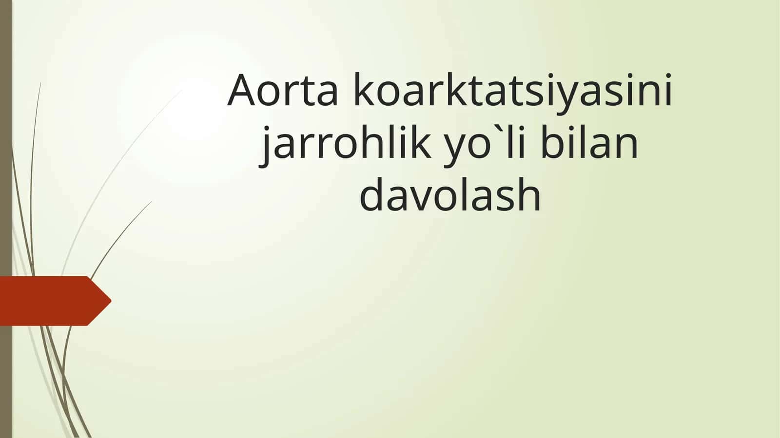 Aorta koarktatsiyasi 1