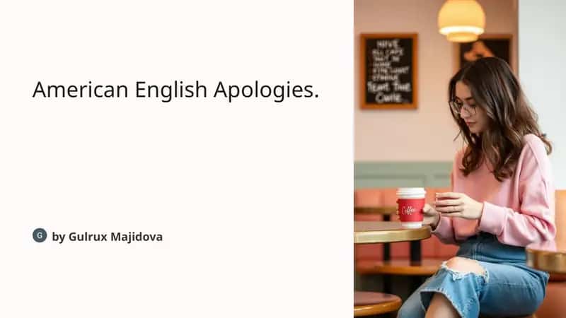 American English Apologies 1