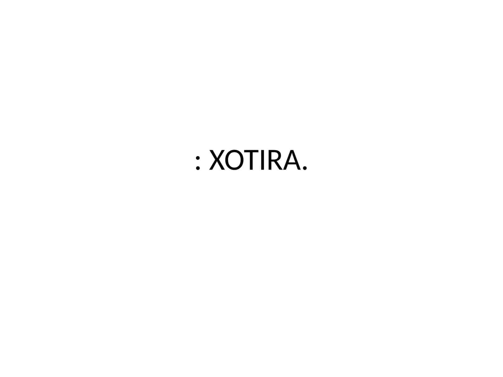 Xotira 1