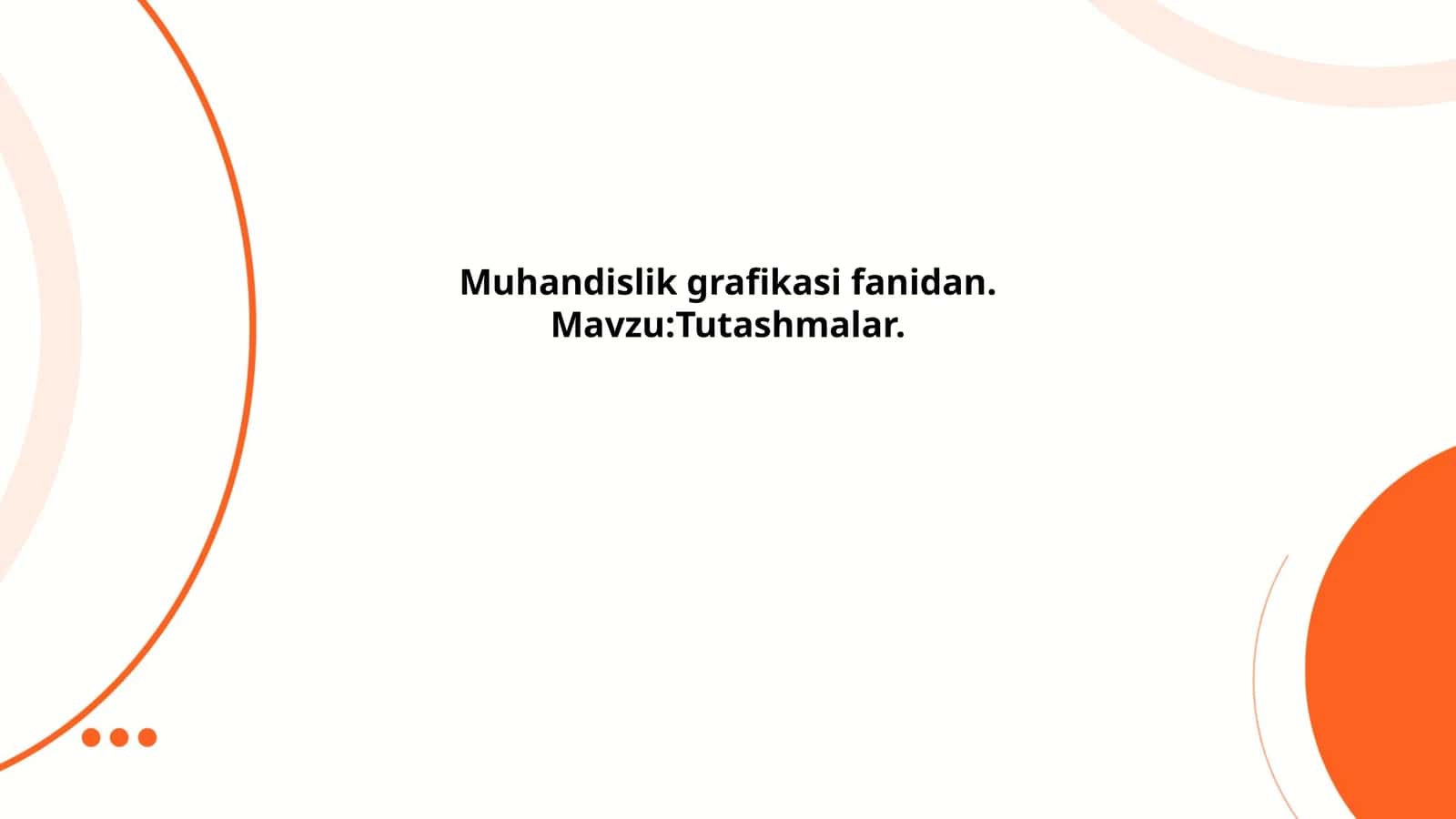 Tutashmalar 1