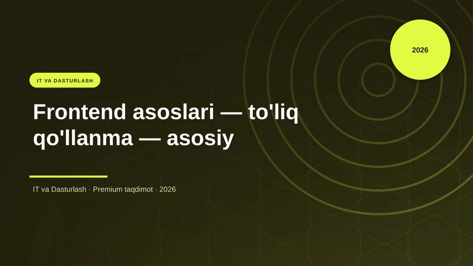 Frontend asoslari 1