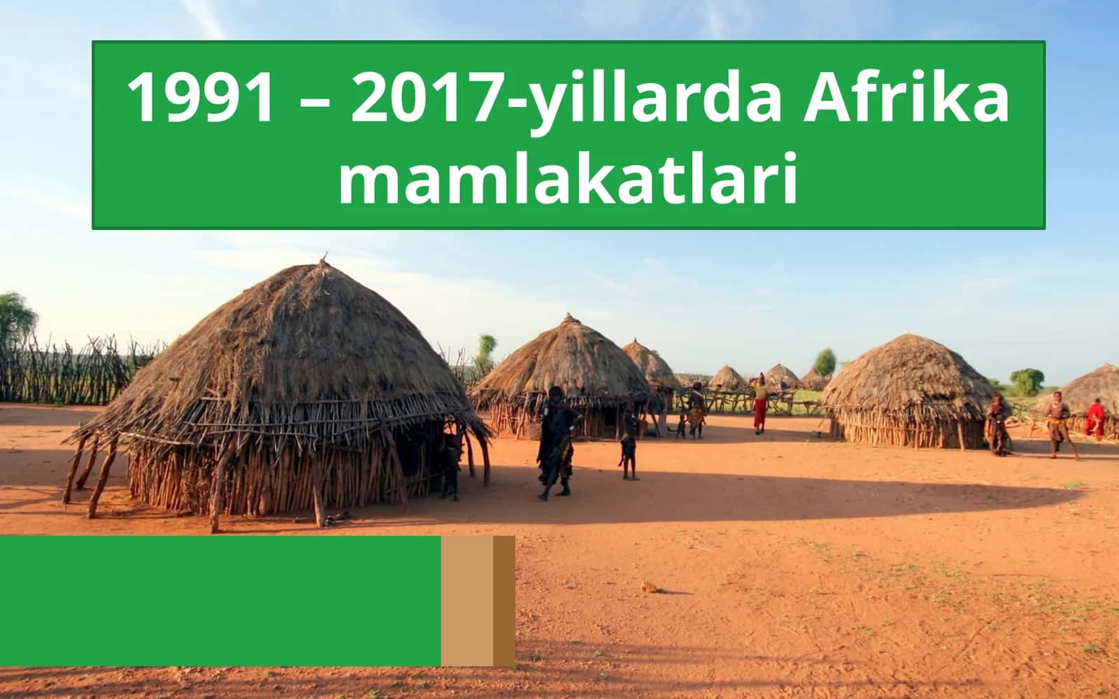 1991 – 2017-yillarda Afrika mamlakatlari 1