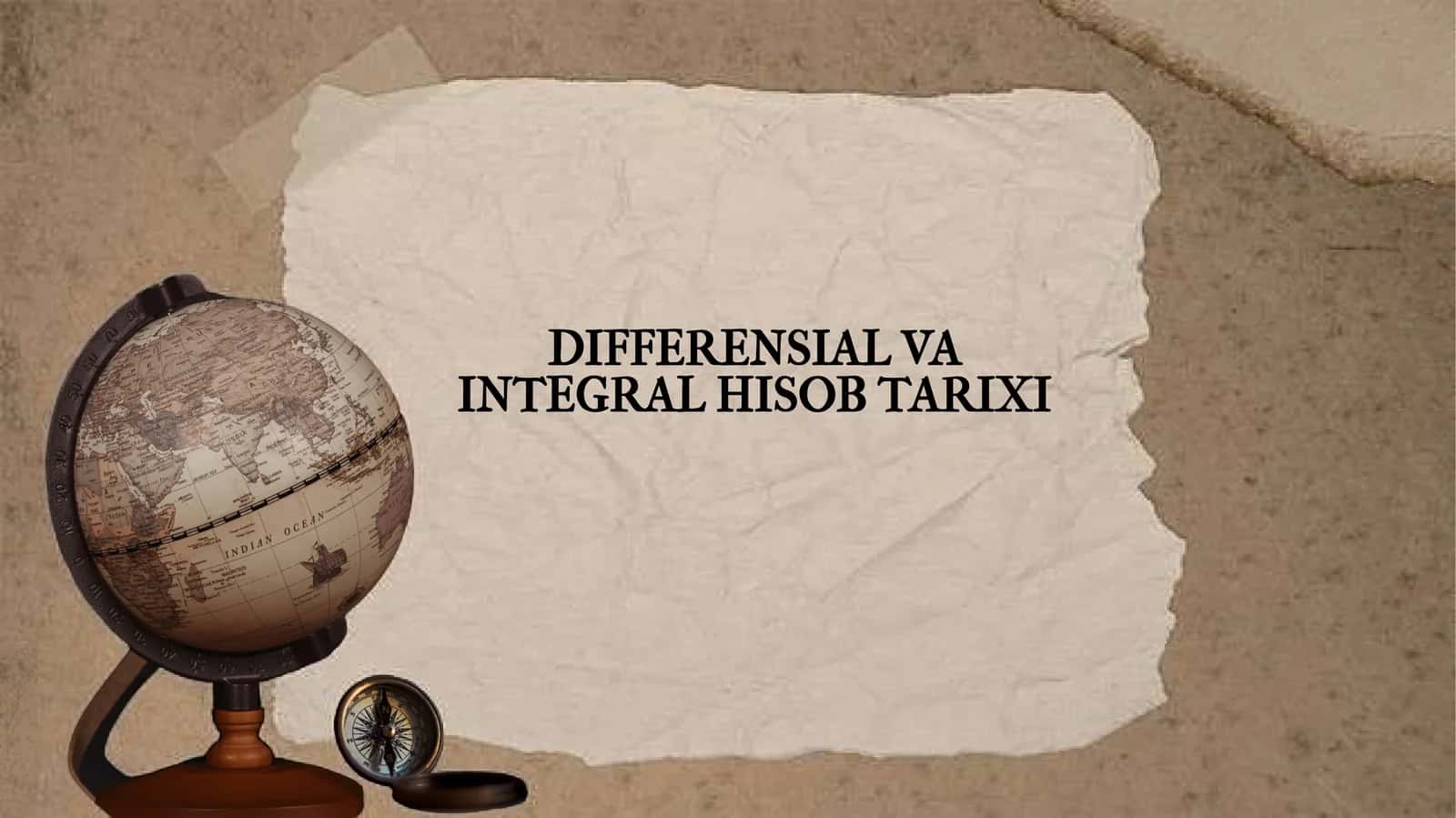 DIFFERENSIAL VA INTEGRAL HISOB TARIXI 1