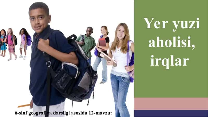 Yer yuzi aholisi, irqlar. 1