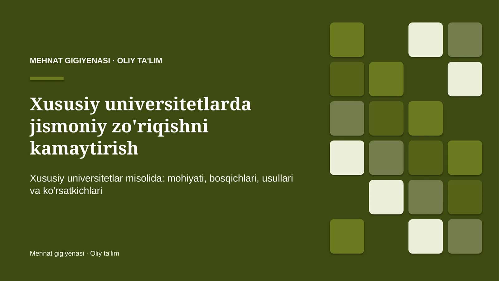 xususiy universitetlarda jismoniy zo'riqishni kamaytirish 2436 1