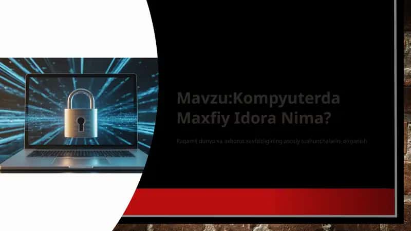 Maxfiy Idora 1