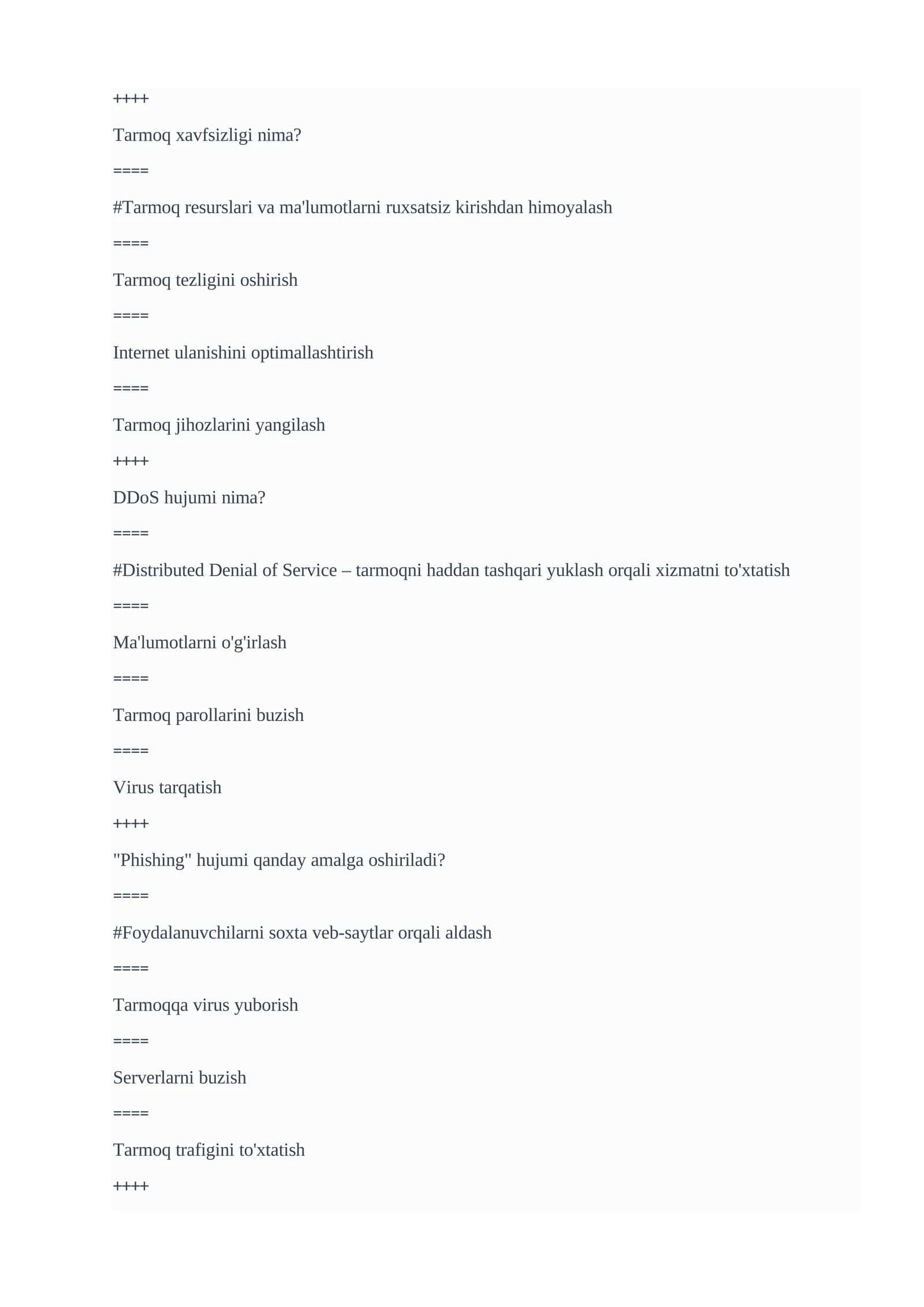 Malware deganda nima tushuniladi? 1