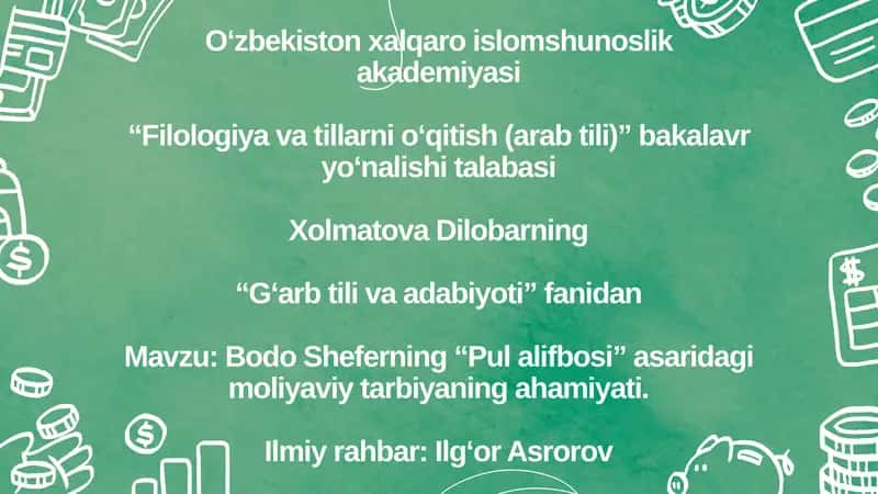 Pul alifbosi asari 1