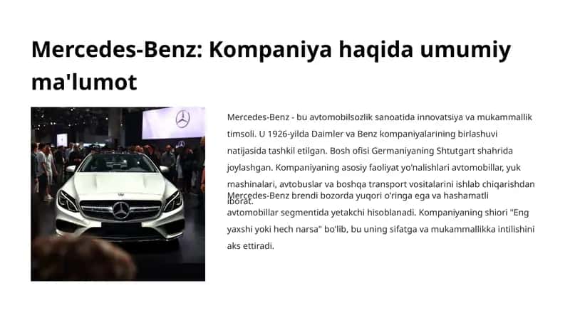Mercedes-Benz 1