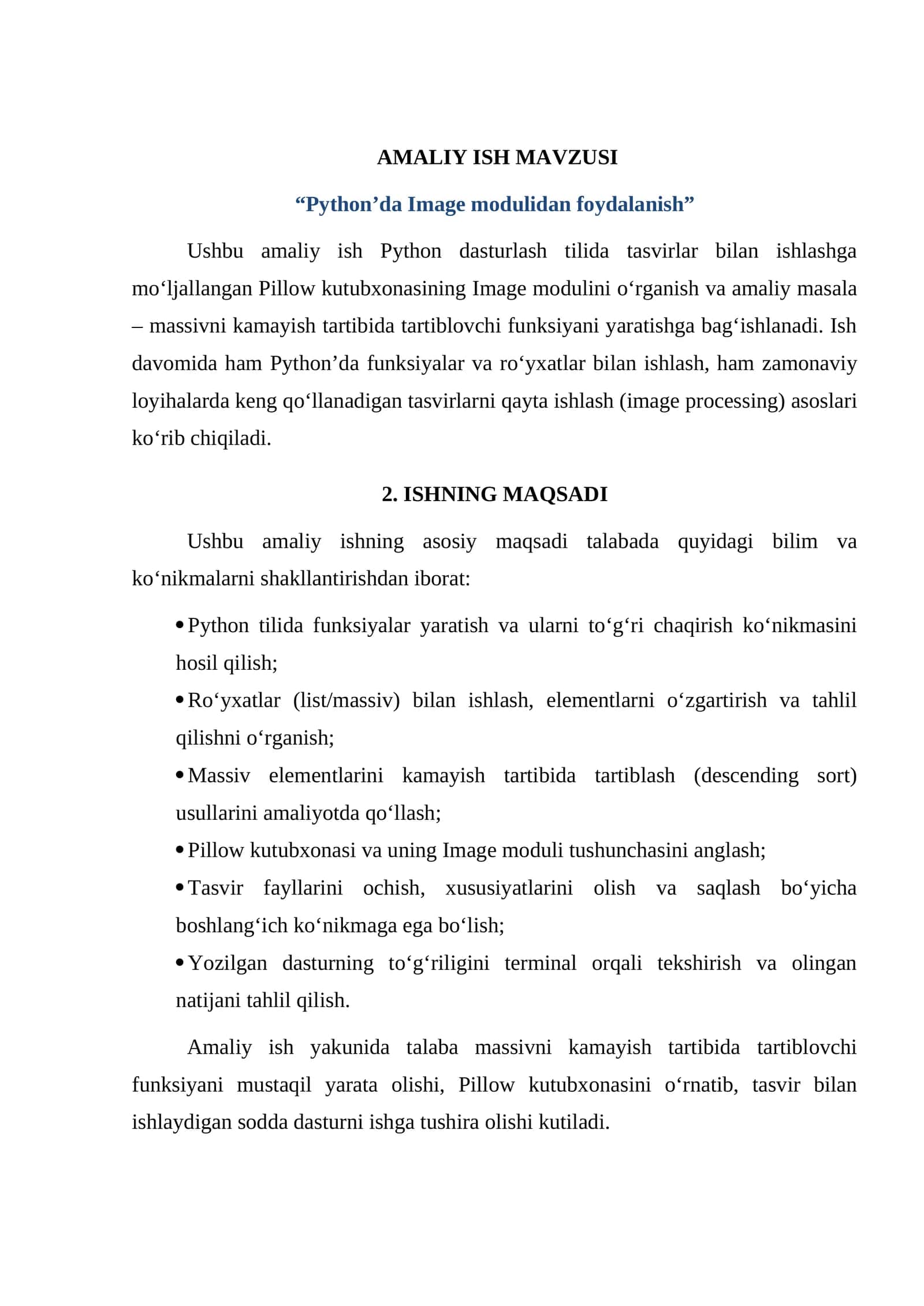 Python’da Image modulidan foydalanish 1