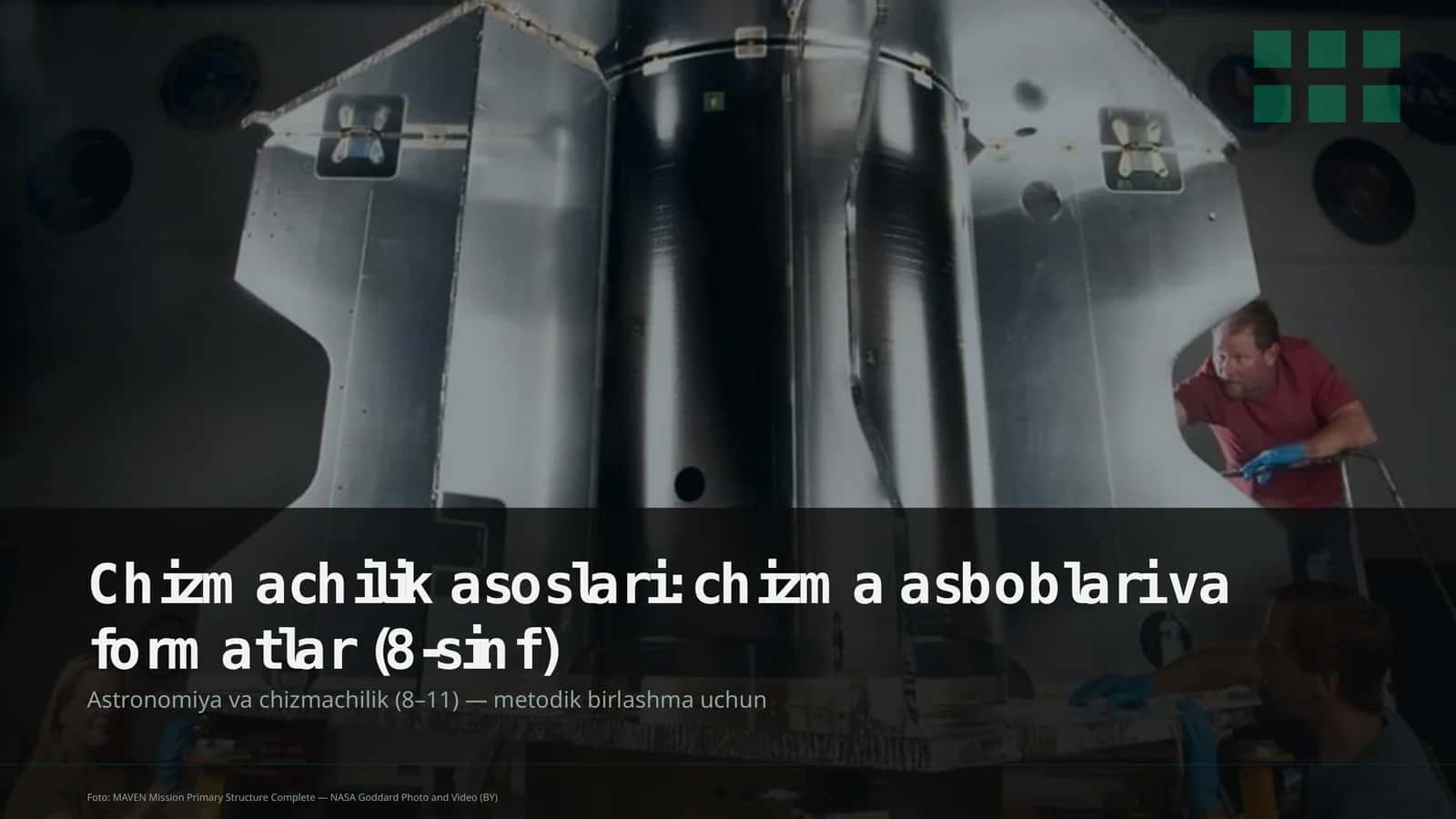 Chizmachilik asoslari: chizma asboblari va formatlar (8-sinf) 1