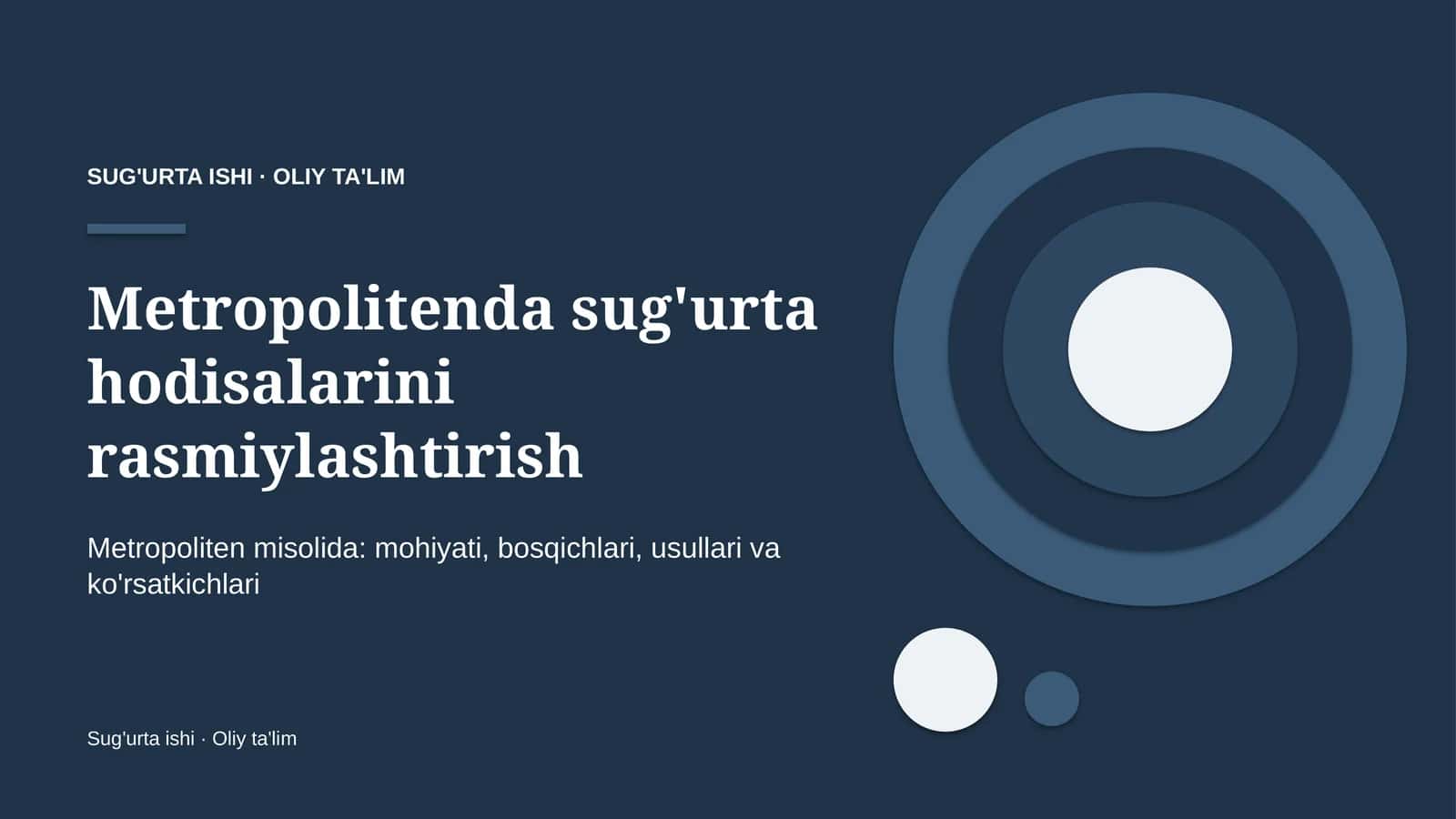 metropolitenda sug'urta hodisalarini rasmiylashtirish 8537 1