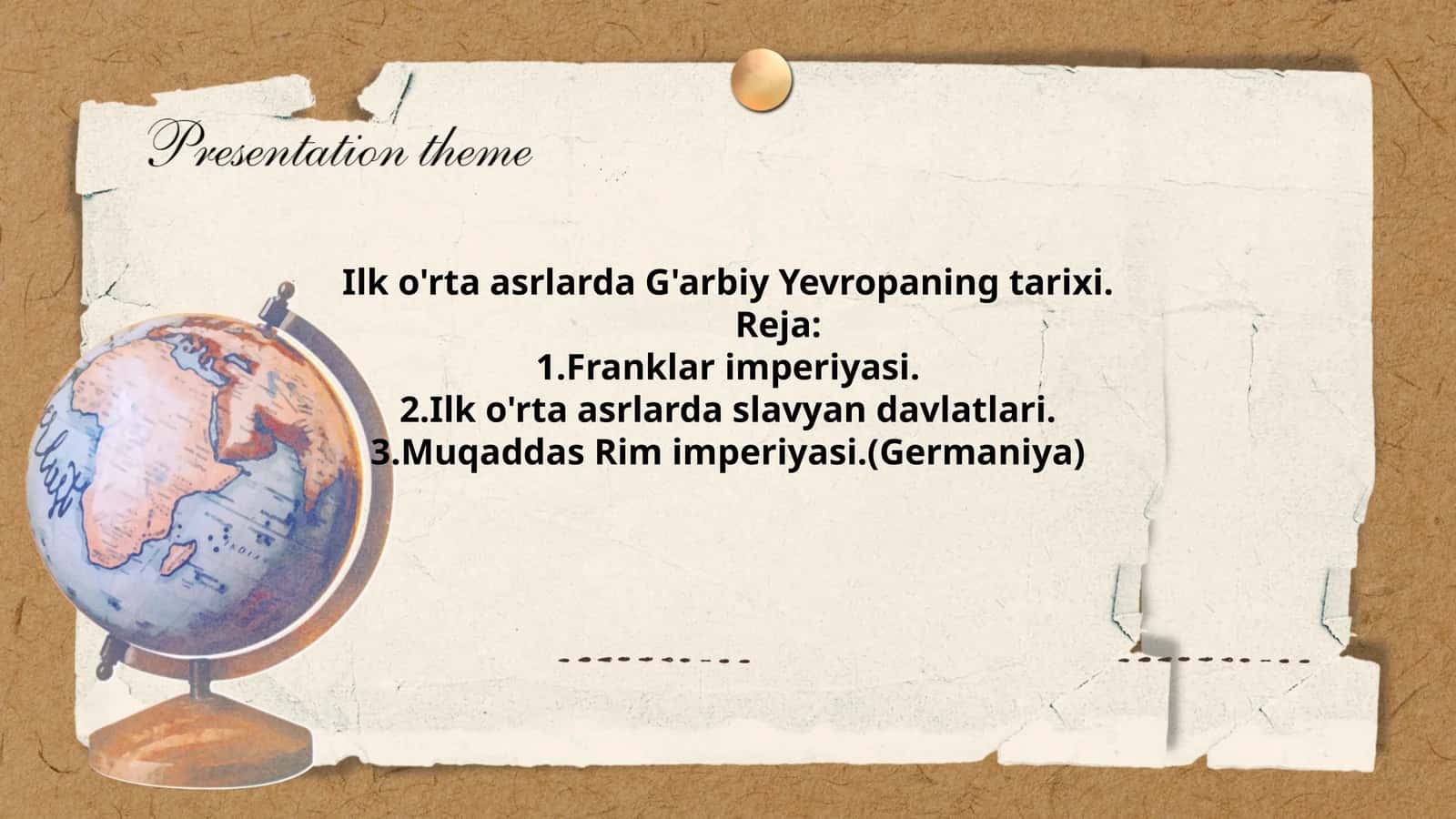 Ilk o'rta asrlarda G'arbiy Yevropaning tarixi 1