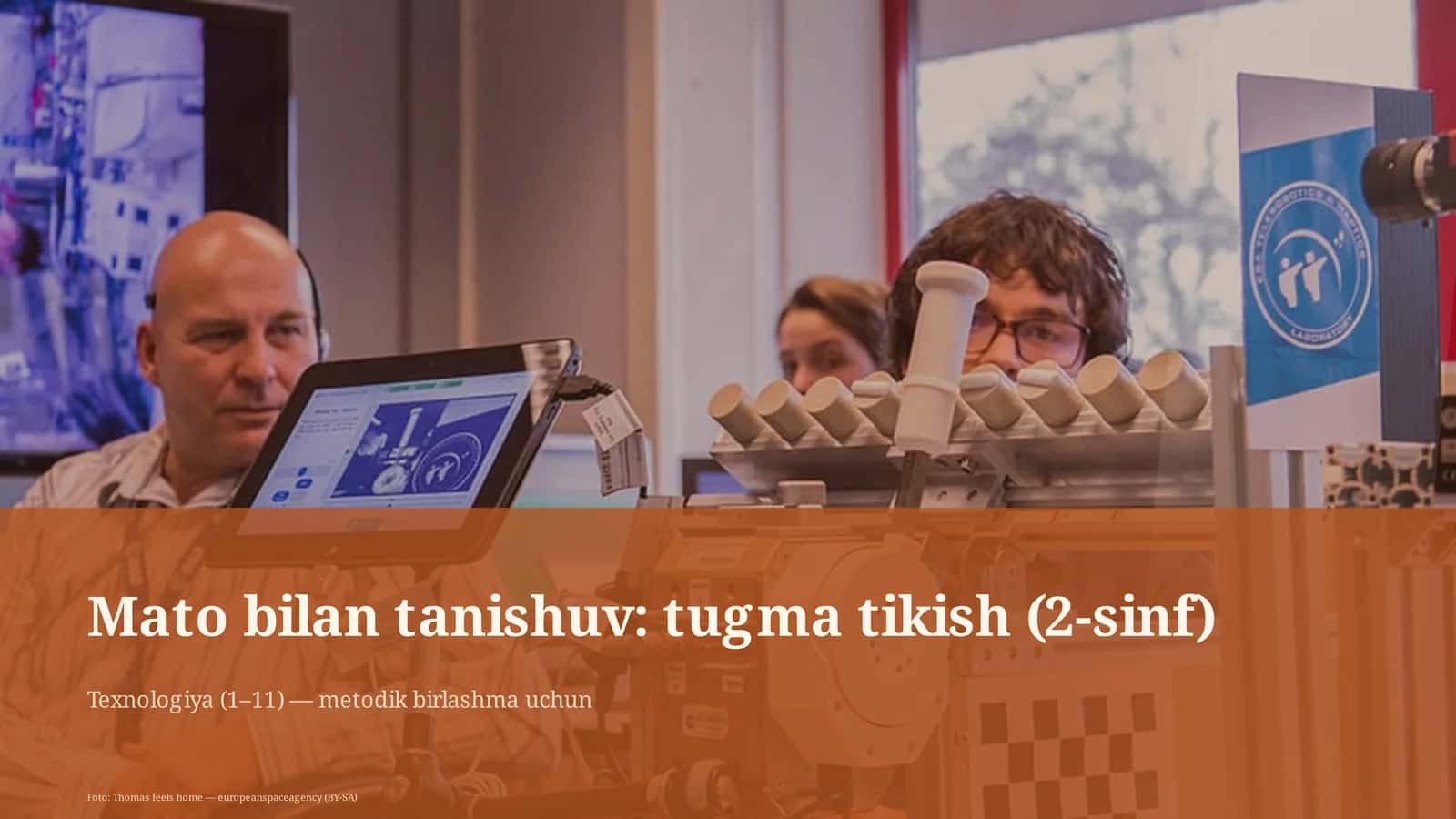 Mato bilan tanishuv: tugma tikish (2-sinf) 1
