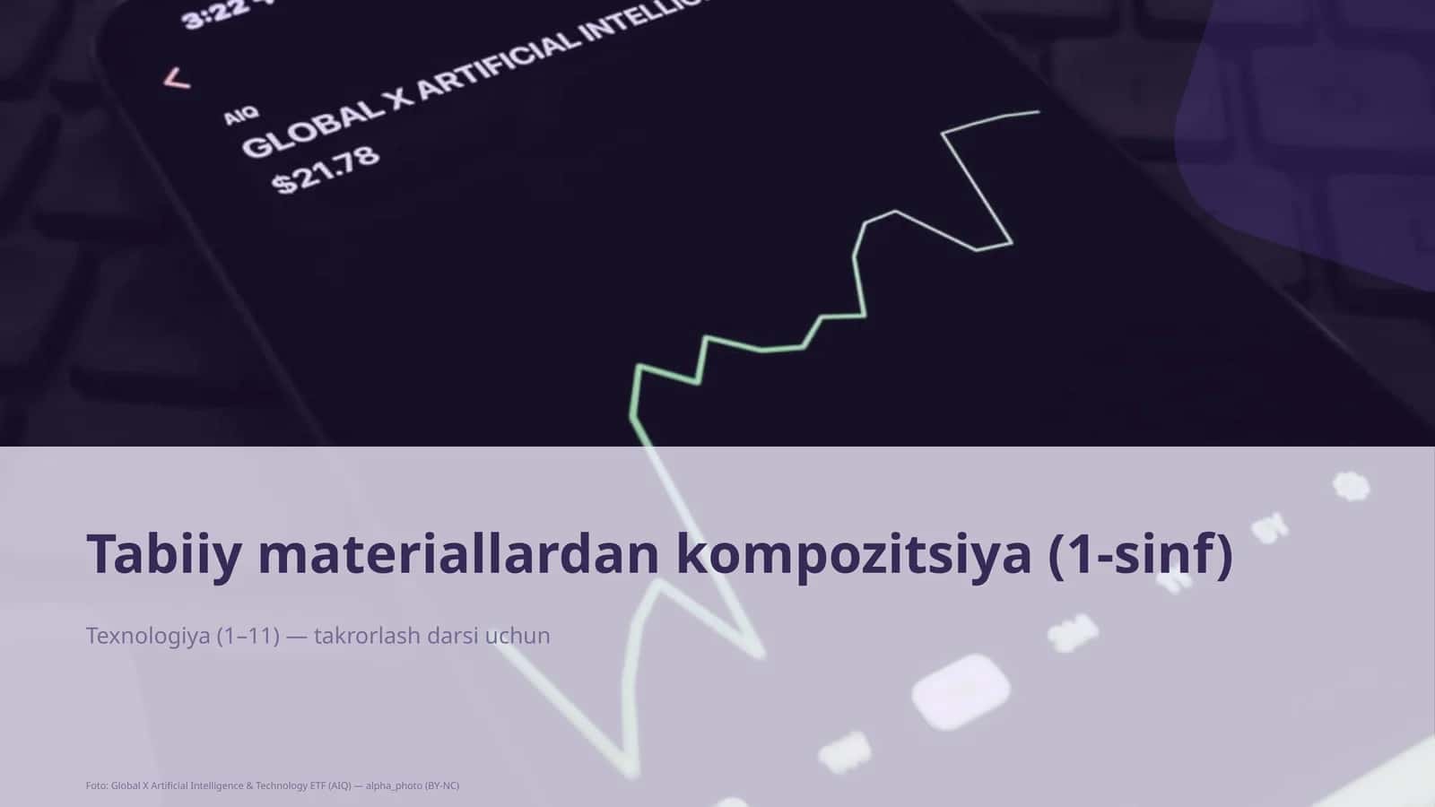 Tabiiy materiallardan kompozitsiya (1-sinf) 1