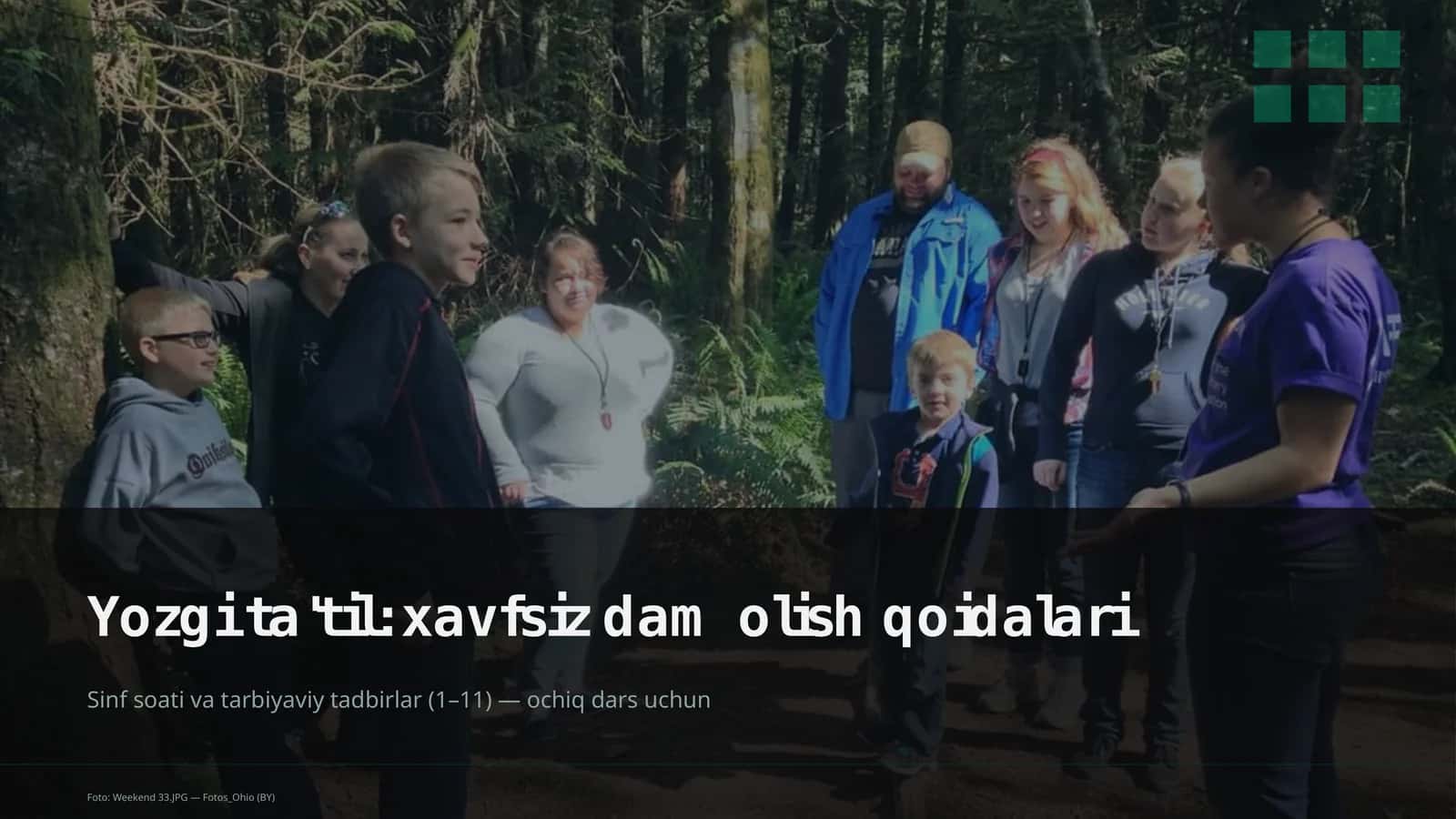 Yozgi ta'til: xavfsiz dam olish qoidalari 1