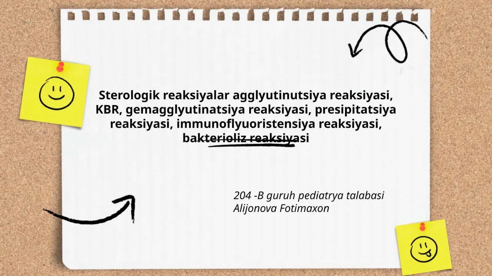 Sterologik reaksiyalar 1