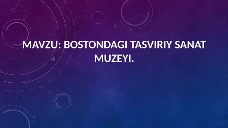 Bostondagi tasviriy sanʼat muzeyi 1