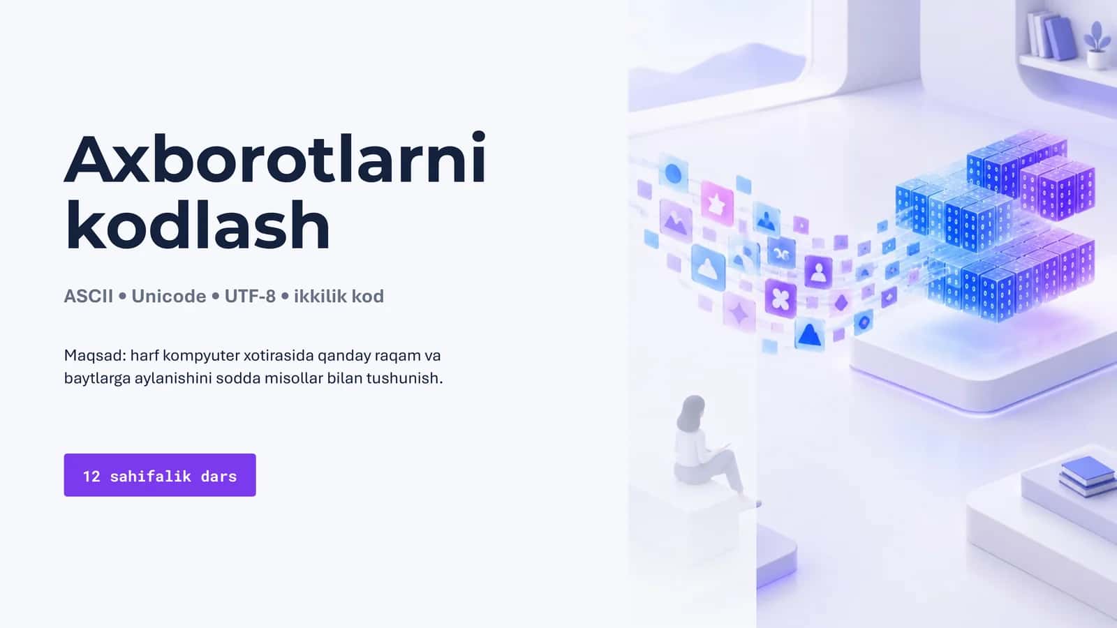 Axborotlarni kodlash 1