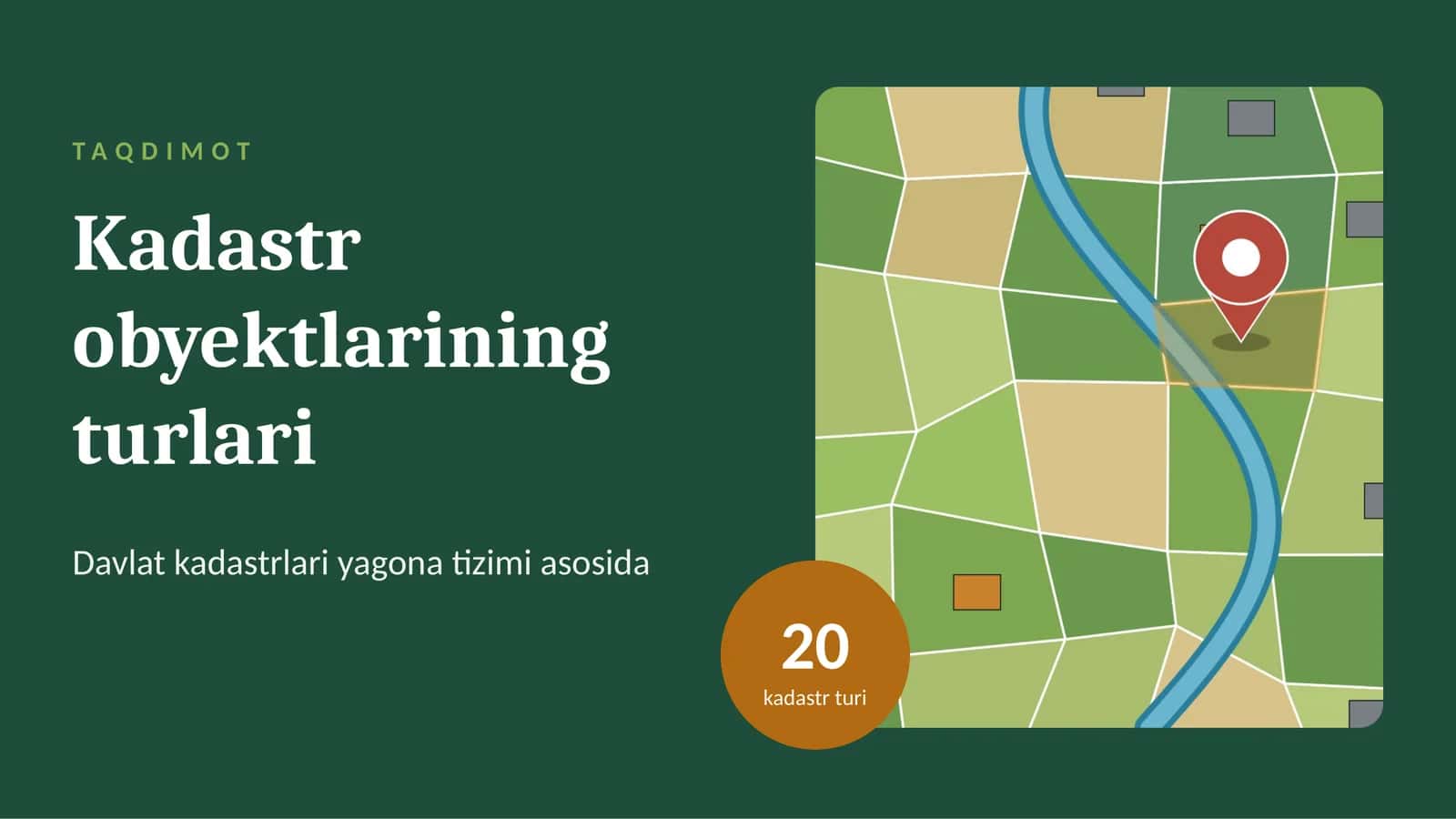 Kadastr obyektlarining turlari 1