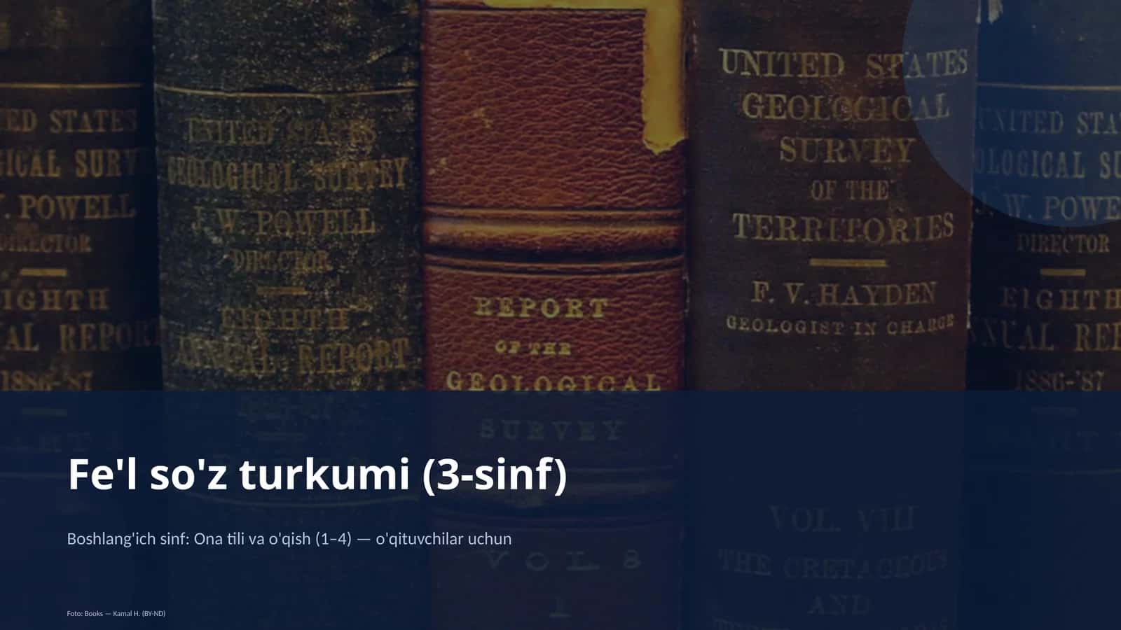 Fe'l so'z turkumi (3-sinf) 1
