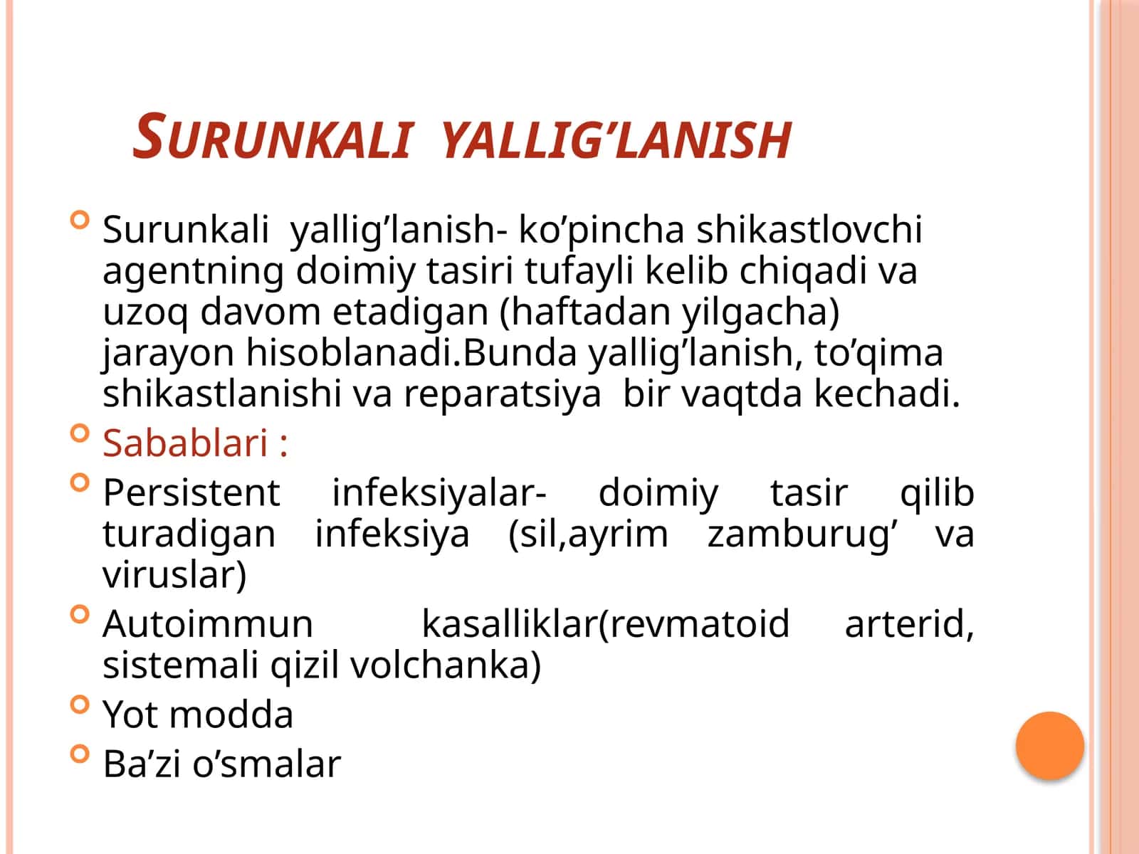 Surunkaliyallig’lanish 1