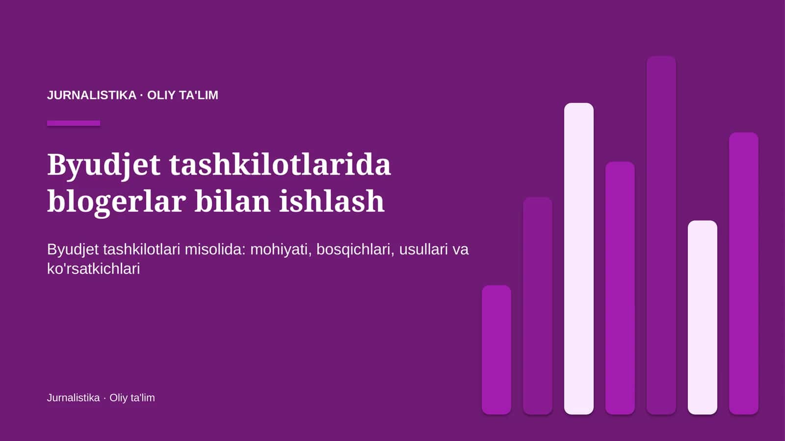 byudjet tashkilotlarida blogerlar bilan ishlash 3559 1