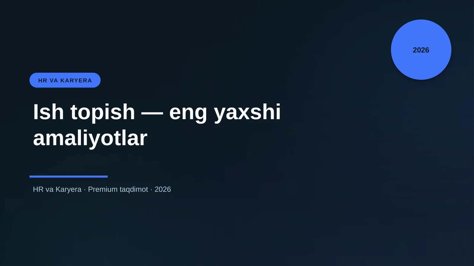 Ish topish — eng yaxshi amaliyotlar 1
