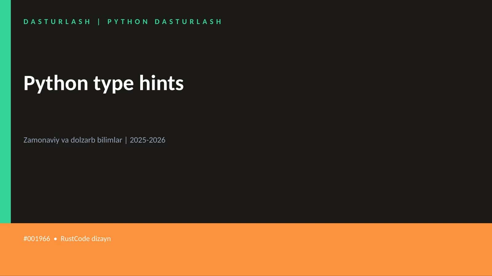 Python type hints 1