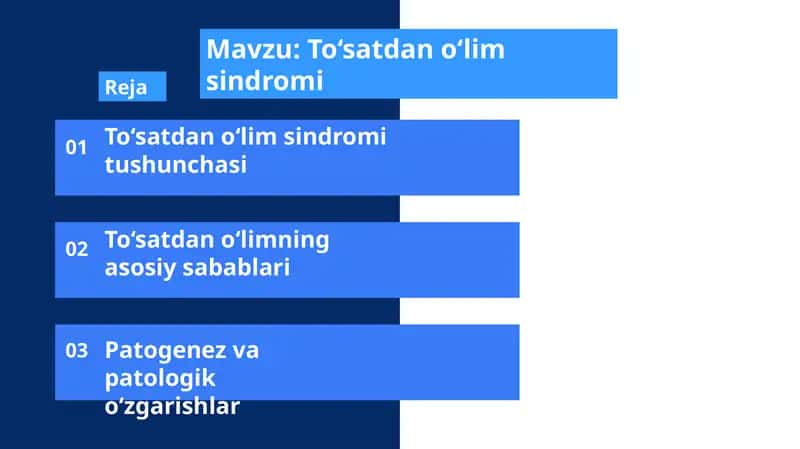 To‘satdan o‘lim sindromi 1