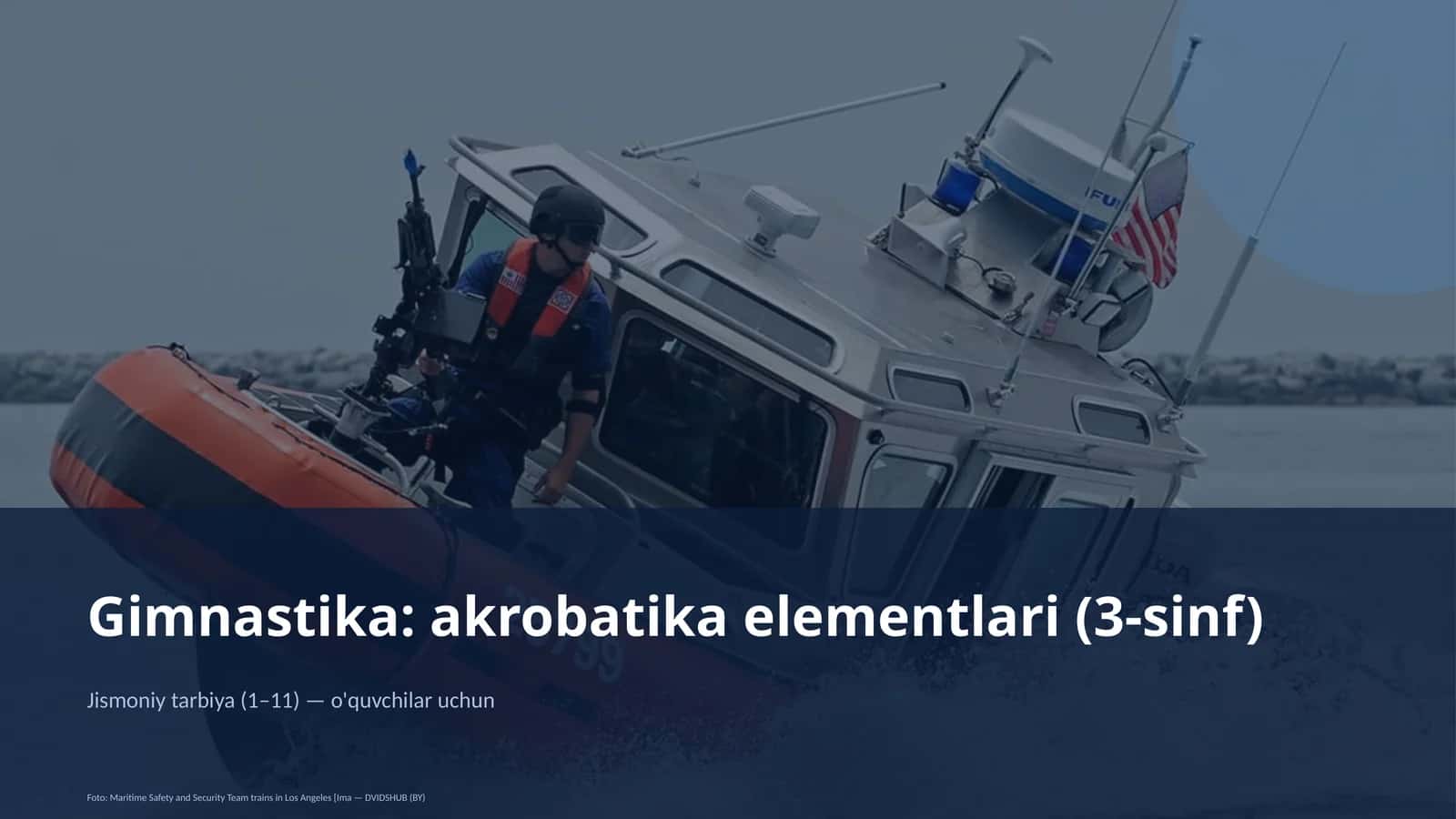 Gimnastika: akrobatika elementlari (3-sinf) 1