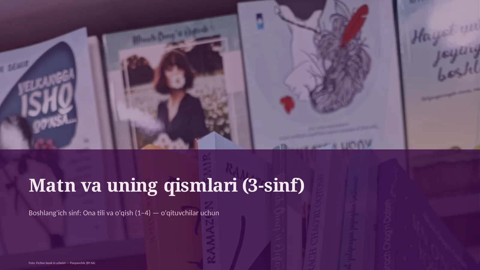 Matn va uning qismlari (3-sinf) 1
