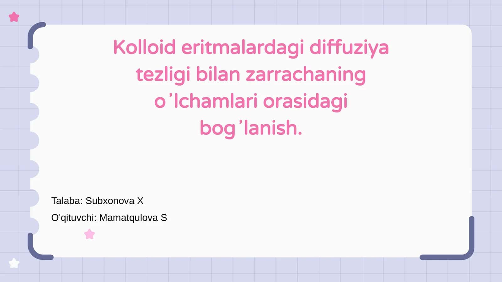 Kolloid eritmalarda diffuziya 1
