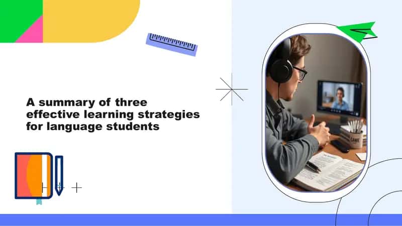 summary of three effective learning strategies for language students 1
