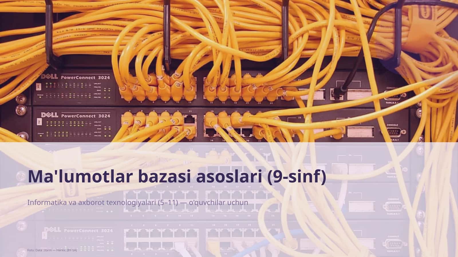 Ma'lumotlar bazasi asoslari (9-sinf) 1