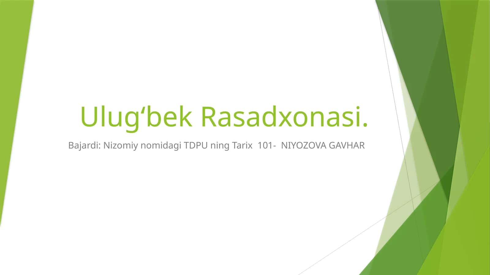 Ulug‘bek Rasadxonasi 1