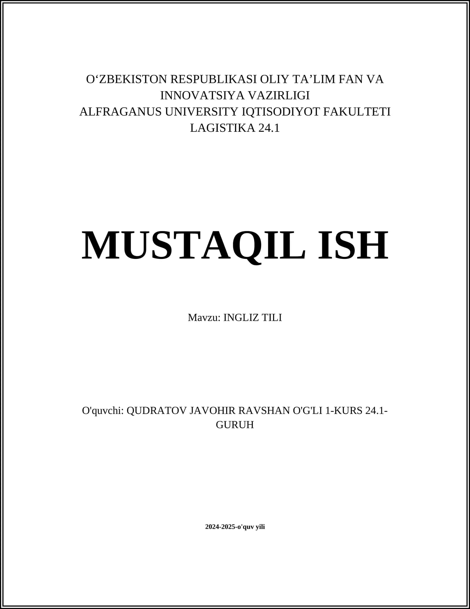 O‘zbek tilida Grammatika qoidalari 1