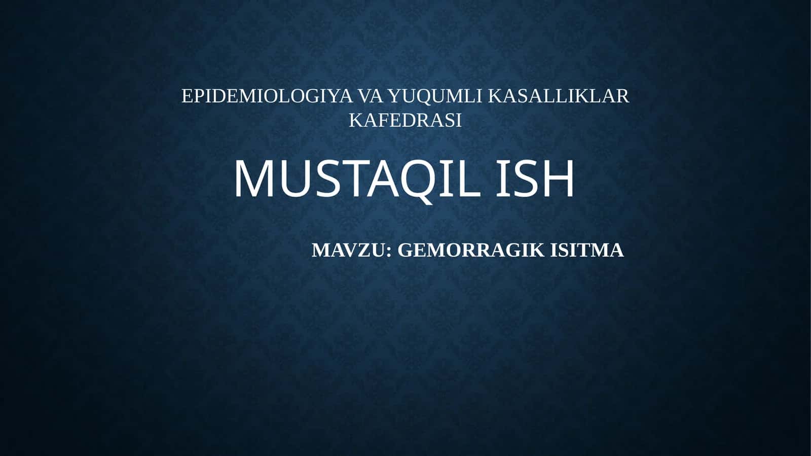 GEMORRAGIK ISITMA 1