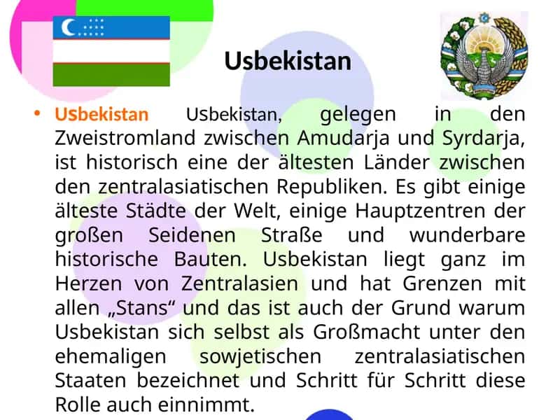 Hochschulbildung in Usbekistan 1