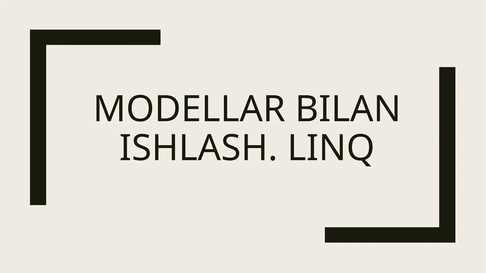LINQ (Language Integrated Query) 1