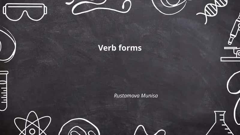 Verb forms 1
