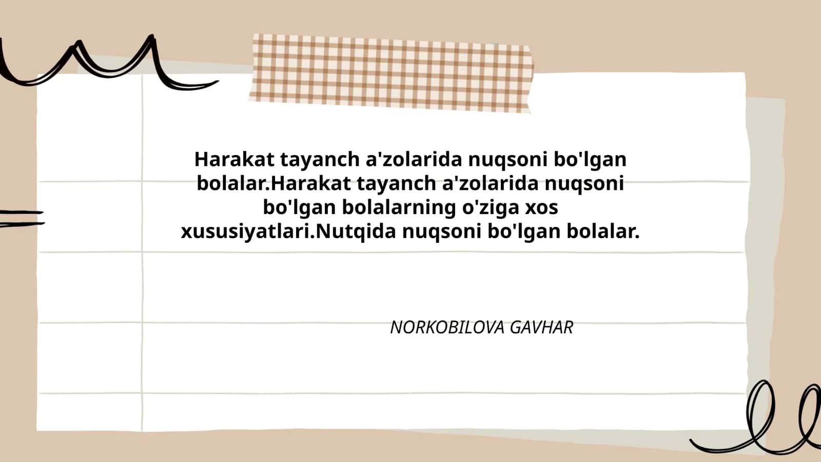 NORKOBILOVA GAVHAR 1