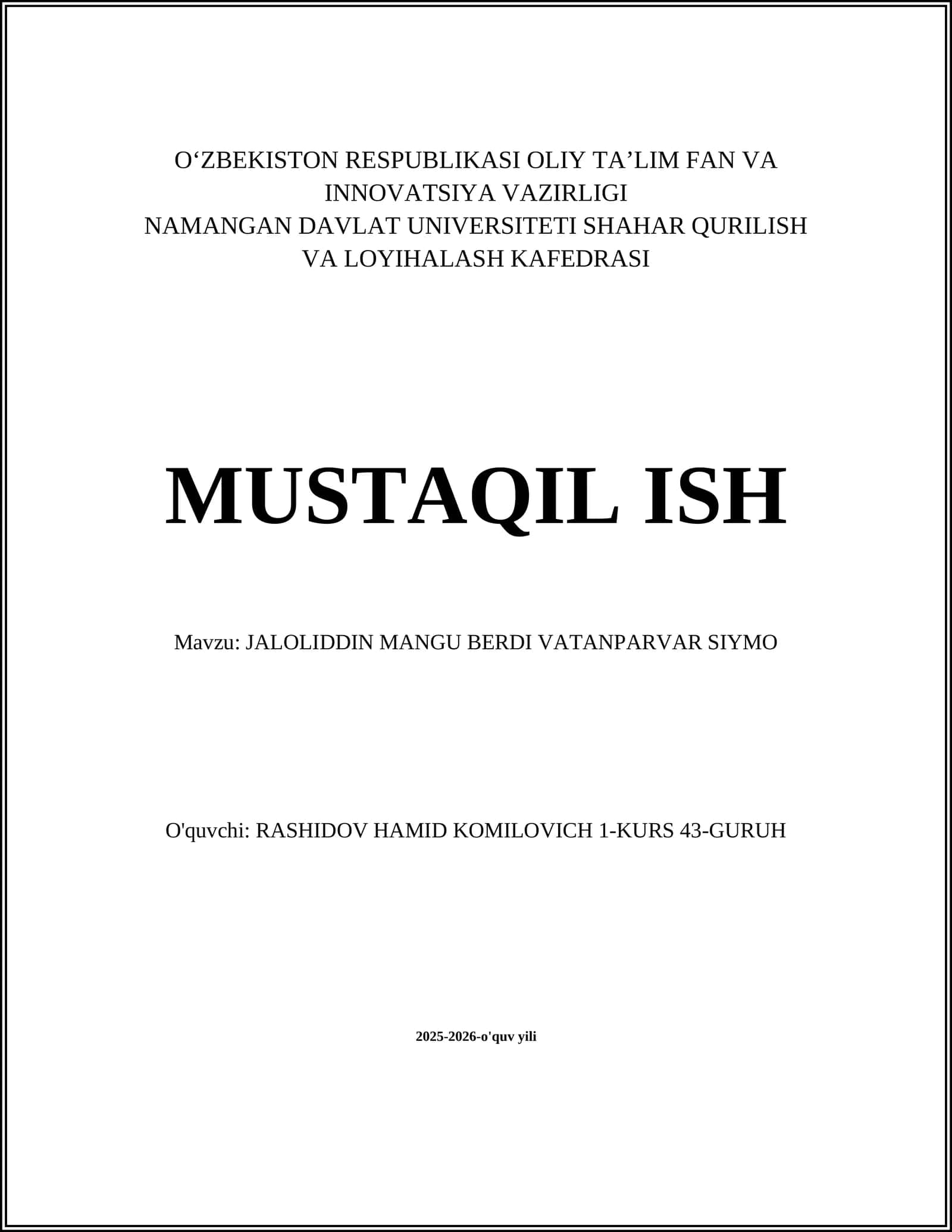 JALOLIDDIN MANGU BERDI VATANPARVAR SIYMO 1