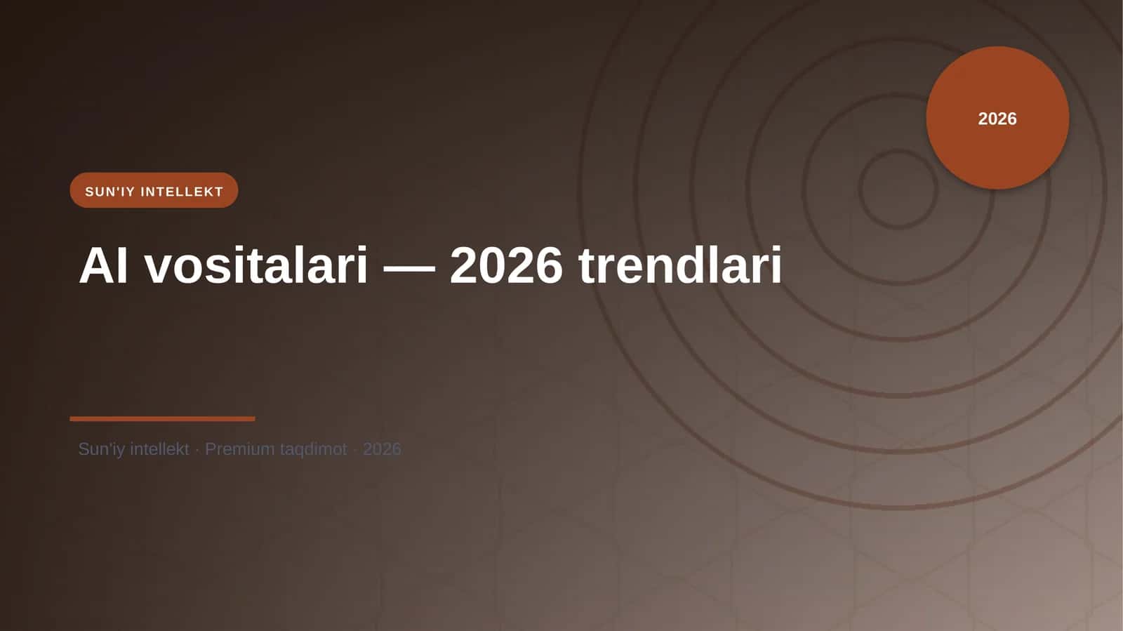 AI vositalari — 2026 trendlari 1