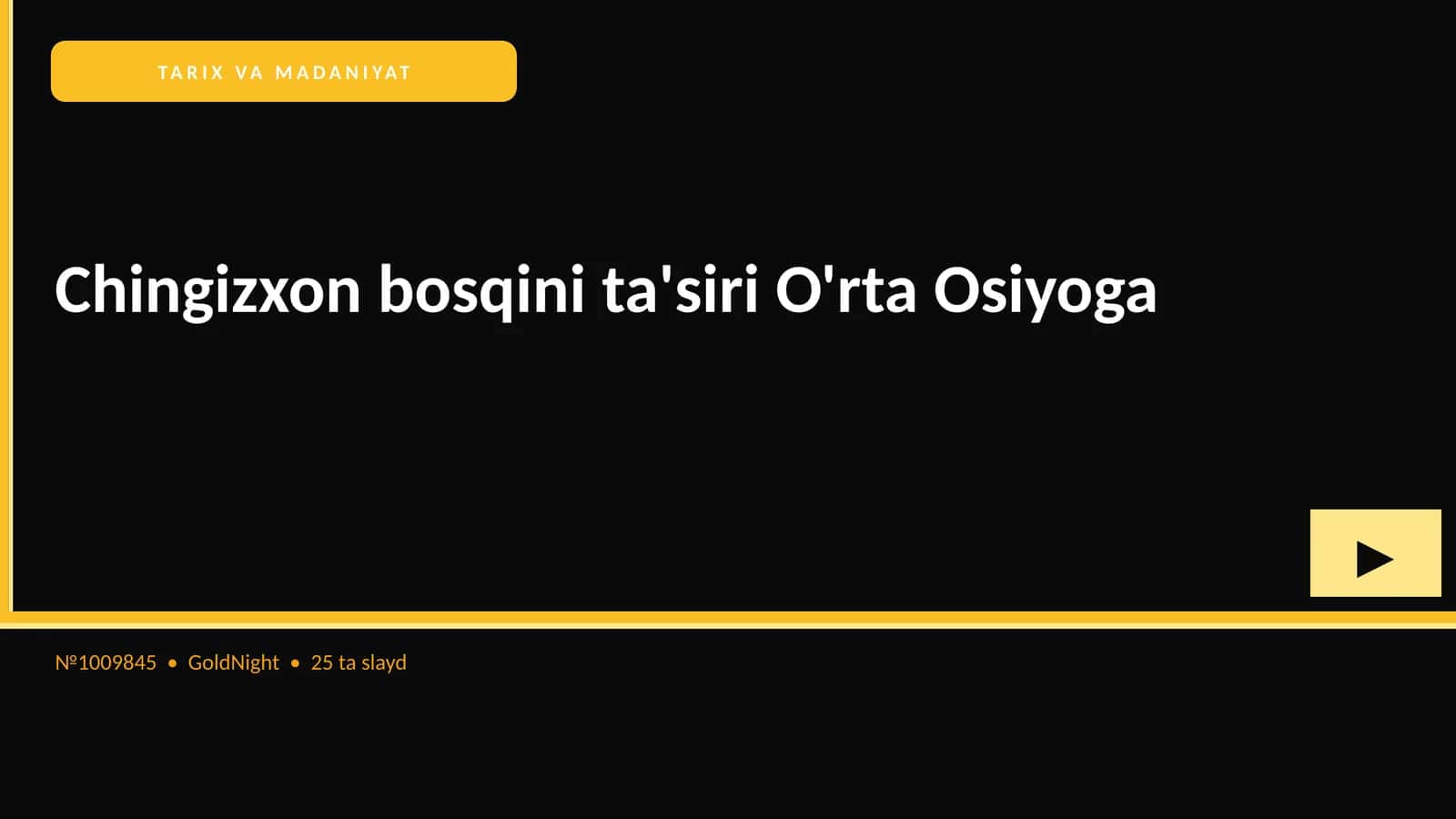 Chingizxon bosqini ta'siri O'rta Osiyoga 1