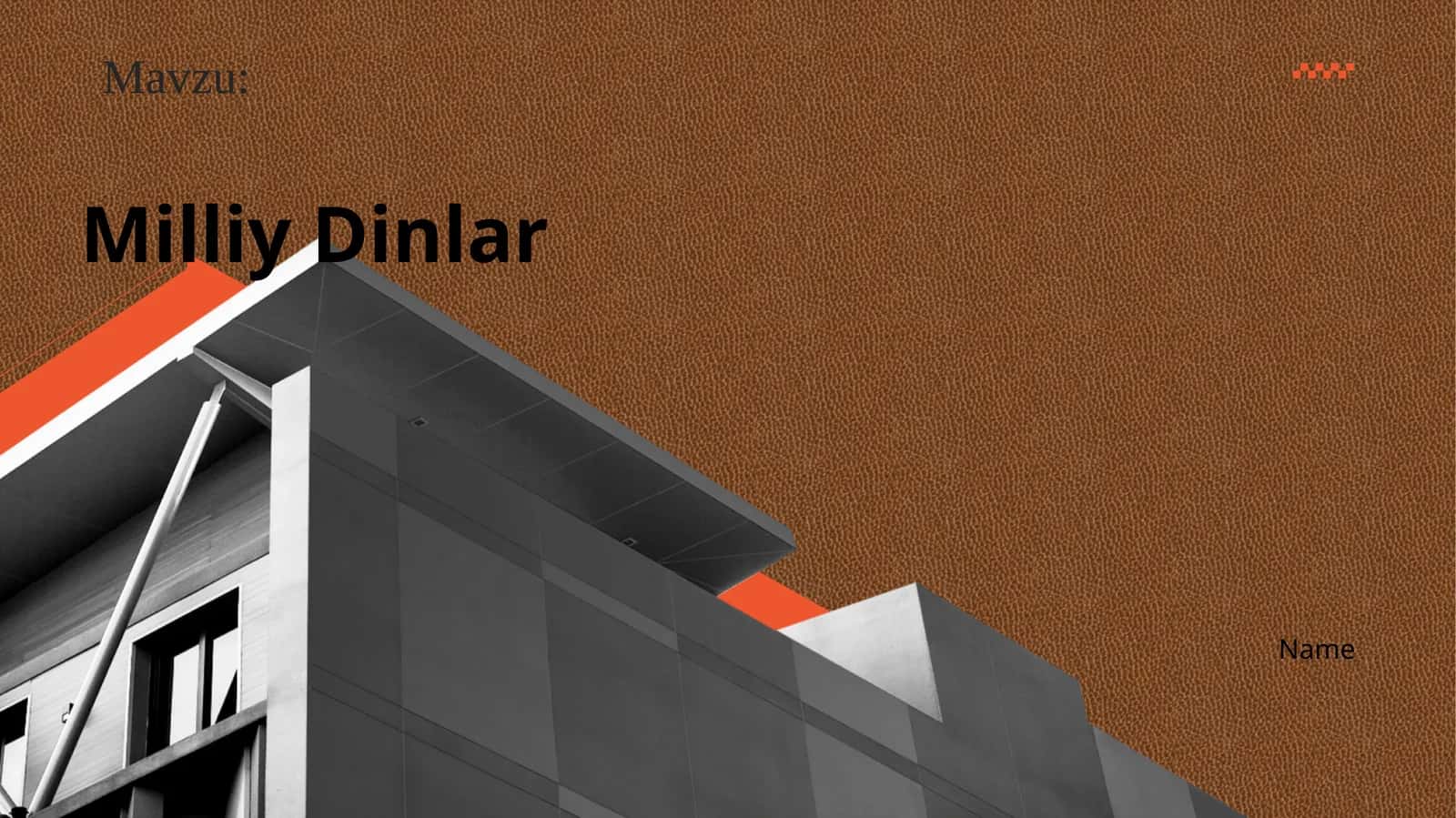 Milliy Dinlar 1