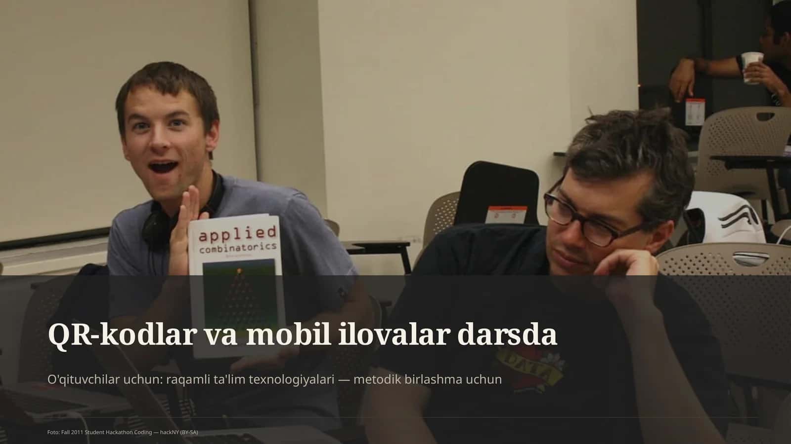 QR-kodlar va mobil ilovalar darsda 1