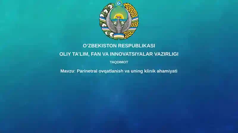 Parenteral oziqlanish